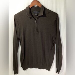 Banana Republic Men’s Pullover Size M Silk/Cashmere Knit Long Sleeves
